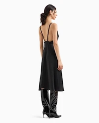 Satin longuette dress