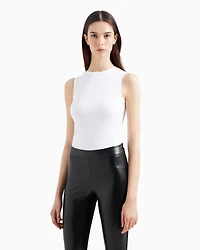 High neck top