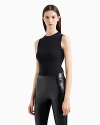 High neck top
