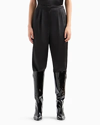 ASV Satin Pleated Trousers