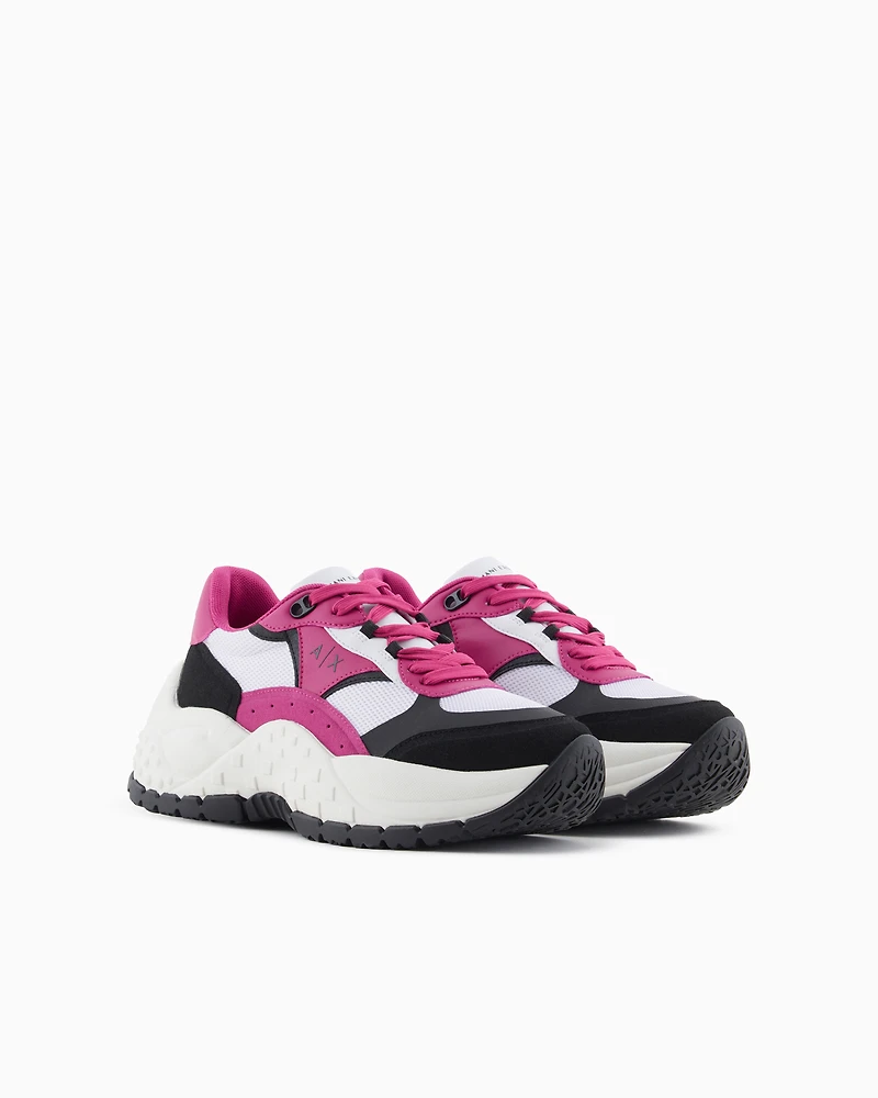 Chunky sneakers with oversized sole