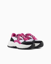 Chunky sneakers with oversized sole