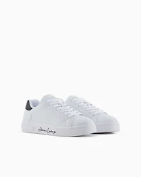 Sneakers with signature logo on the sole