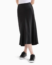ASV Satin Midi Skirt