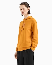Hoodie with tone-on-tone monogram patch