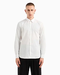 Regular fit cotton dobby shirt