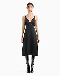 Satin longuette dress