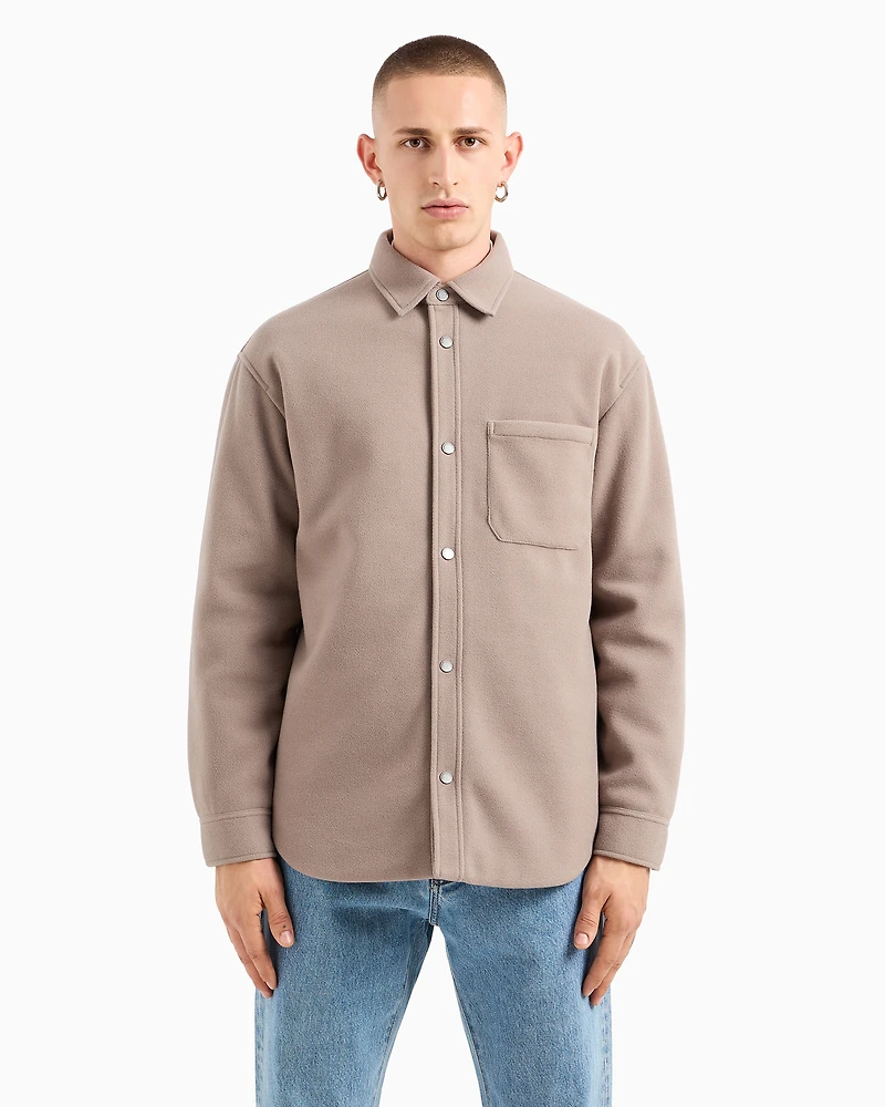 Caban cloth with buttons