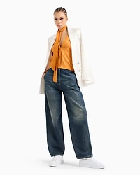 ASV Monogram Patch Recycled Knit Cardigan