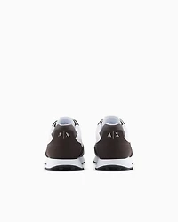 Sneakers with tone-on-tone inserts