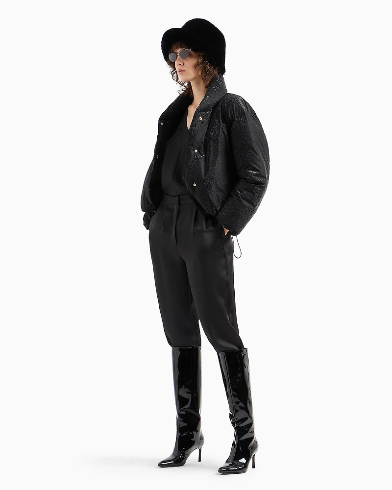 ASV Satin Pleated Trousers