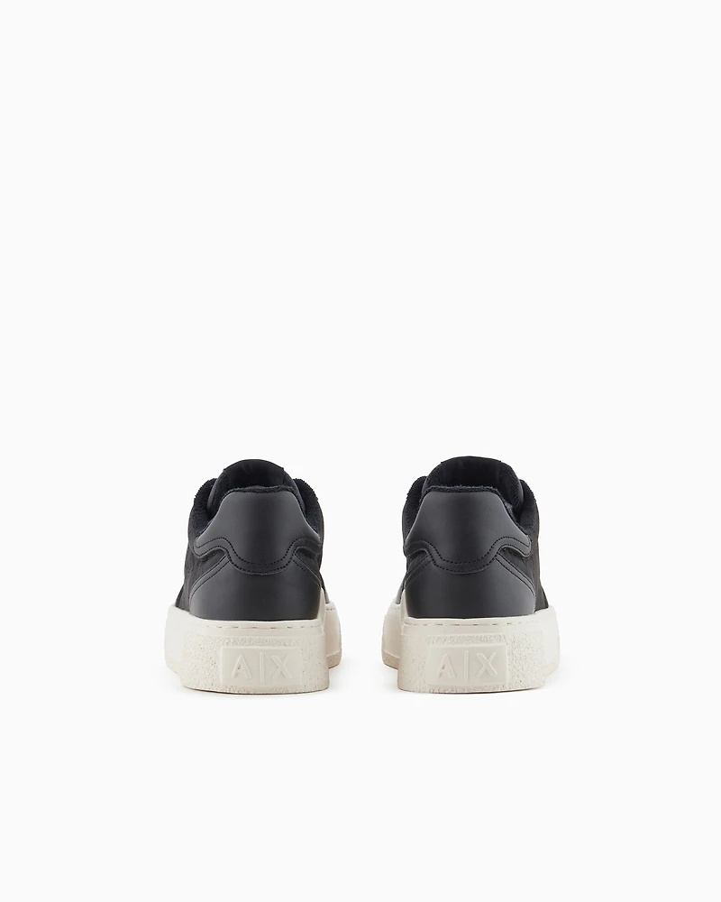 Fabric sneakers with allover logo