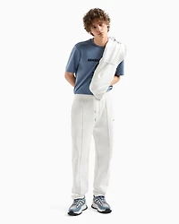 Regular fit T-shirt with Milan New York embroidery