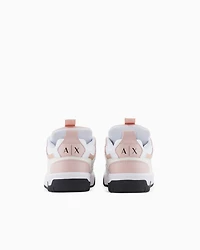Sneakers with metal details and logo