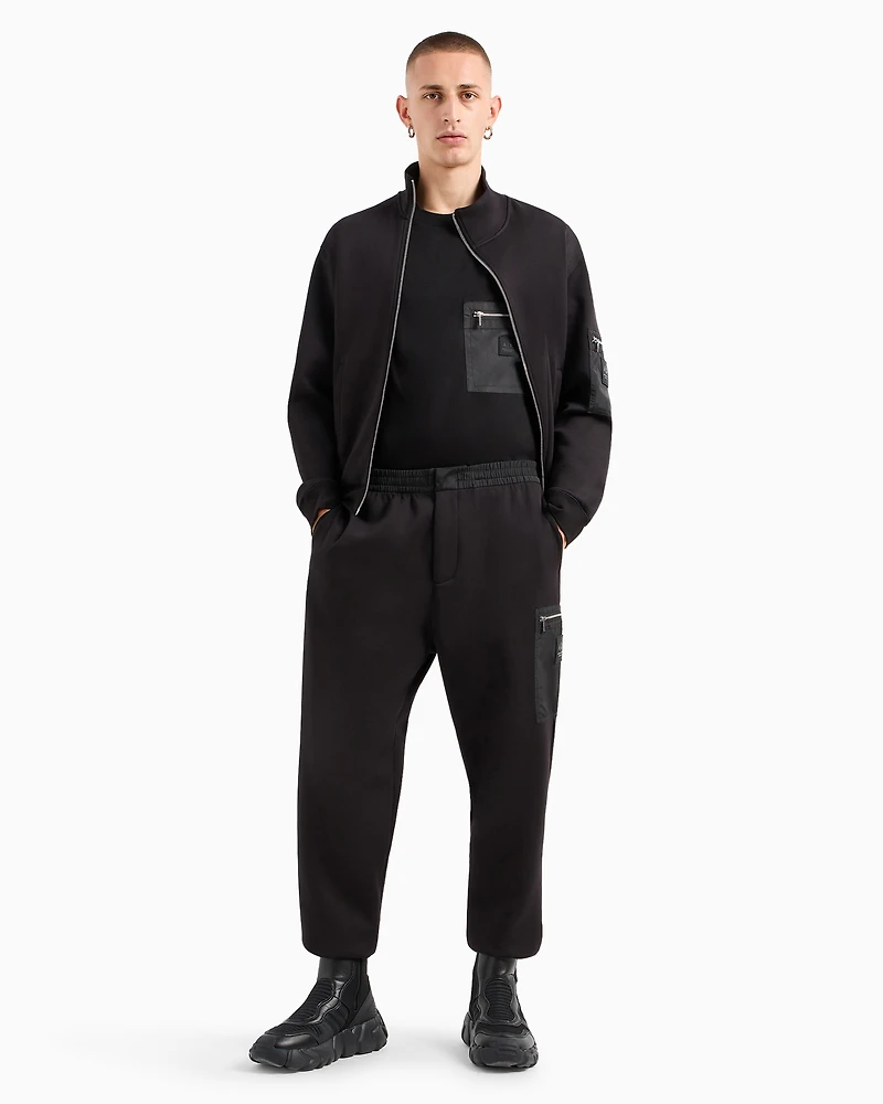 Relaxed fit T-shirt with zip pocket and logo