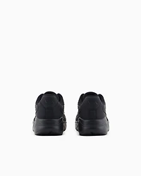 Sneakers eco-leather with optical effect grooves