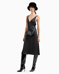Satin longuette dress