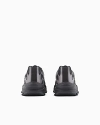 Sneakers with optical effect design and maxi sole