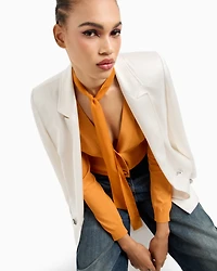 ASV Monogram Patch Recycled Knit Cardigan