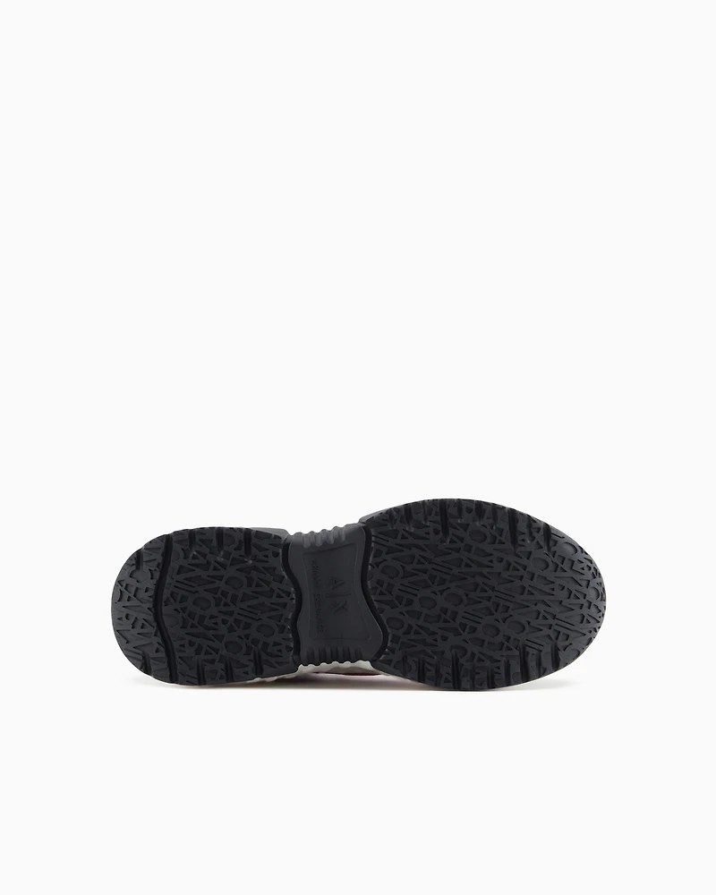 Chunky sneakers with oversized sole