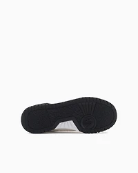 Sneakers with metal details and logo