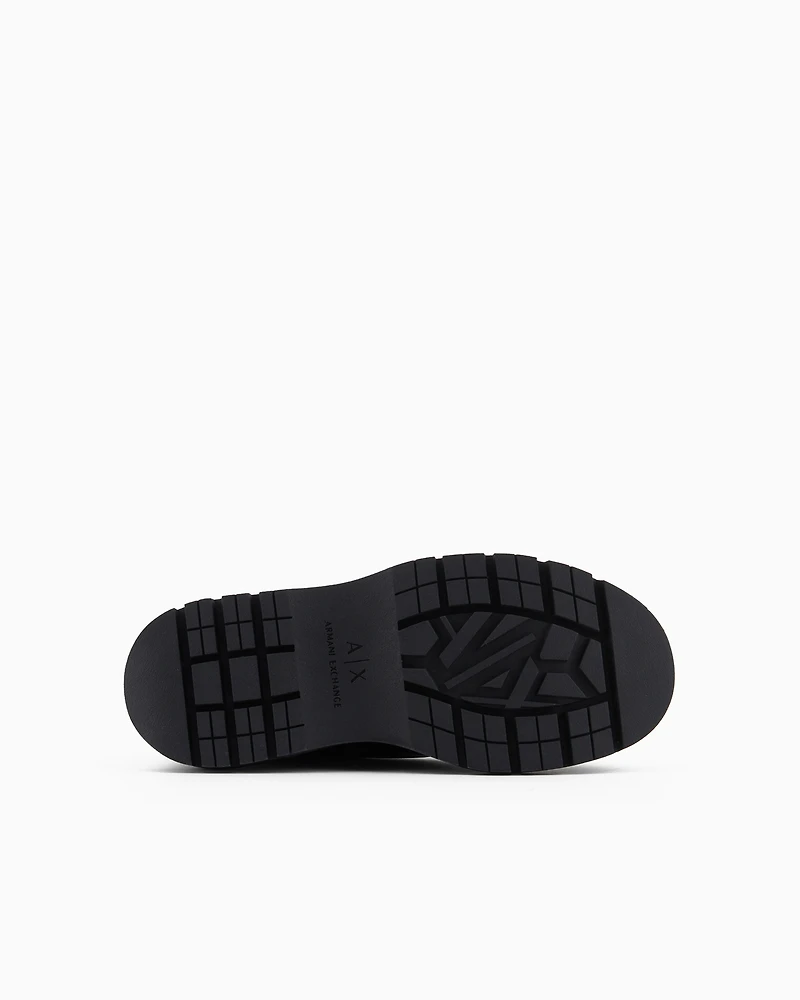 Genuine leather lace-ups