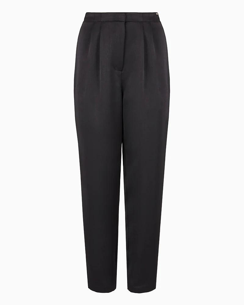ASV Satin Pleated Trousers