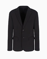 Single-breasted bonded cotton jacket