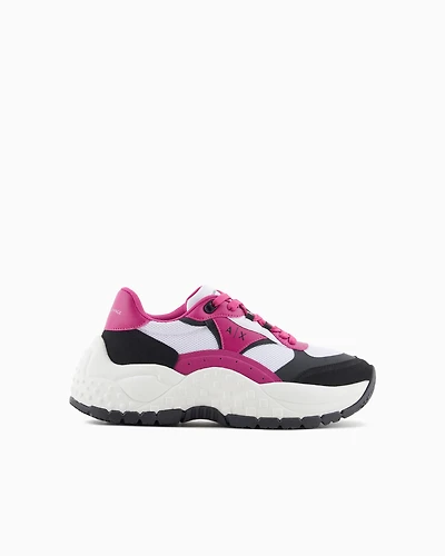 Chunky sneakers with oversized sole