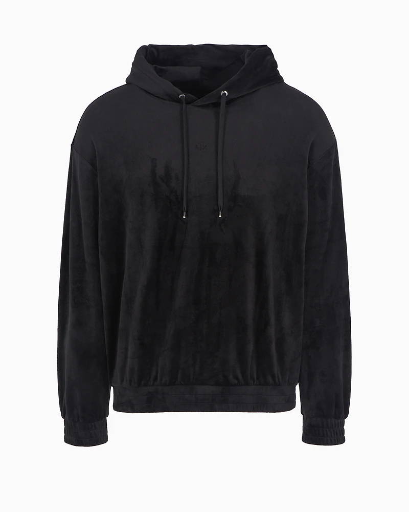 Velour hoodie
