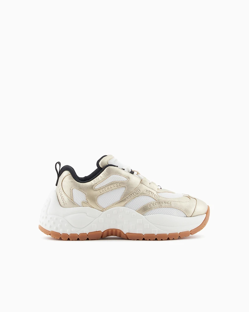 Chunky sneakers with metal details