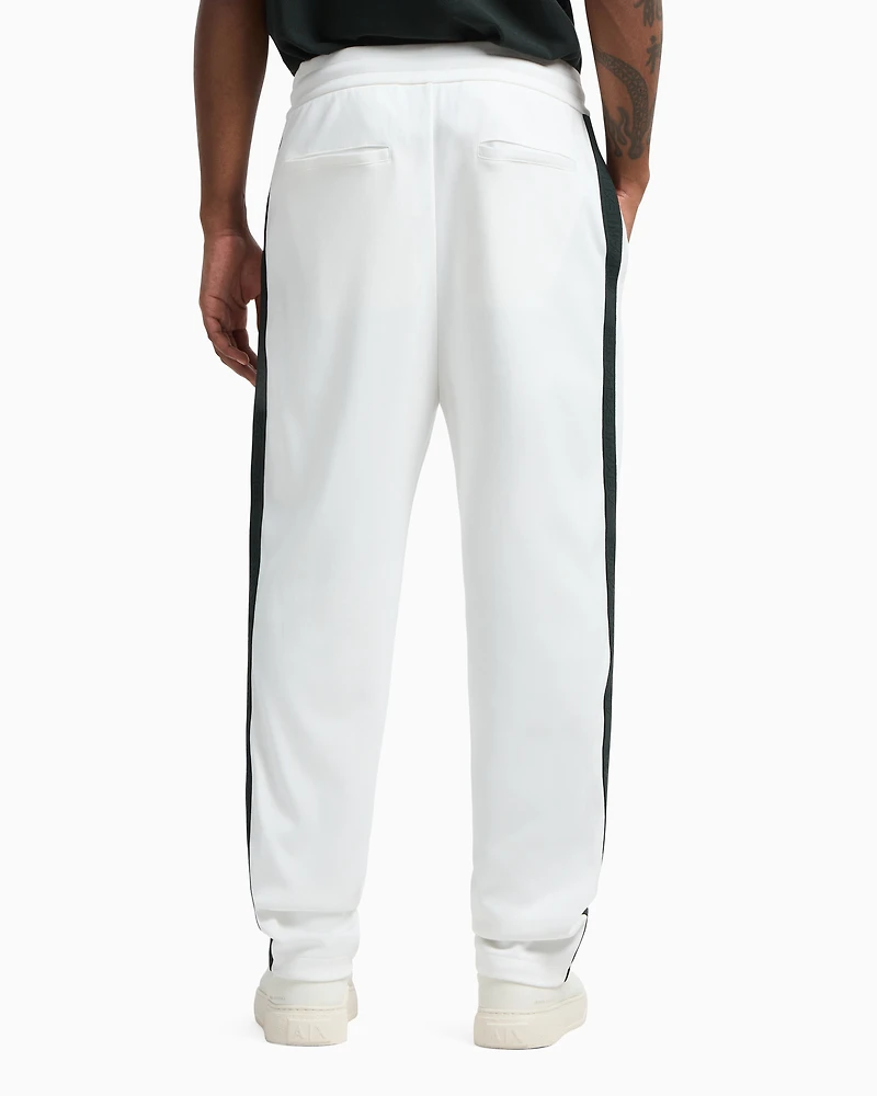 Regular fit trousers with contrasting band