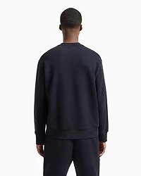 Crewneck sweatshirt with logo print on the chest