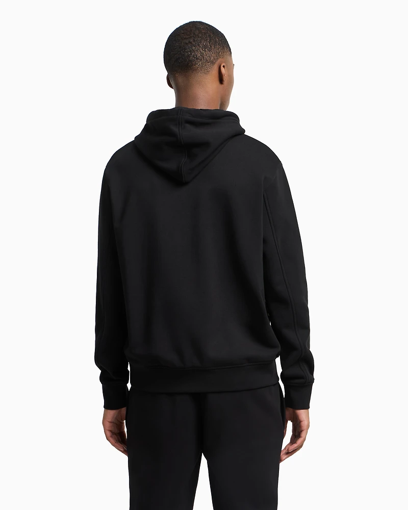 Hoodie with maxi print