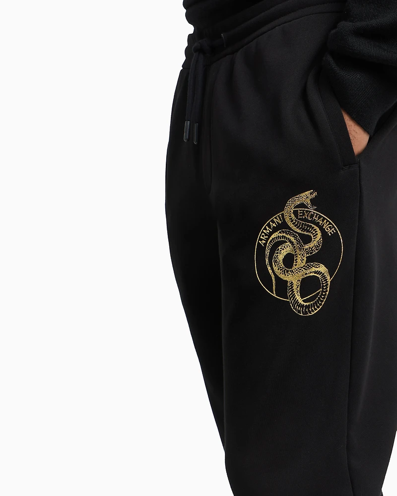 Fleece jogger trousers