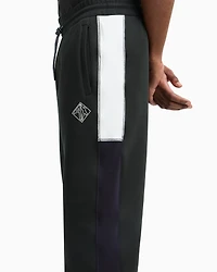 Jogger pants sweatshirt with contrasting inserts