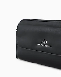 Wallet with external pocket