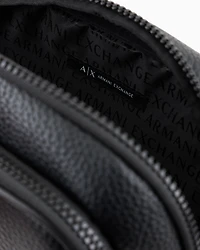 Bum bag with embossed logo and two pockets