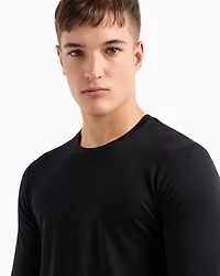 Pima Cotton Long Sleeve T-Shirt
