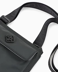 Shoulder bag with logo on the front