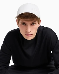 Cotton visor hat with logo
