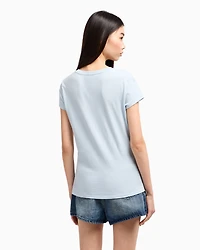 Slim fit T-shirt with logo