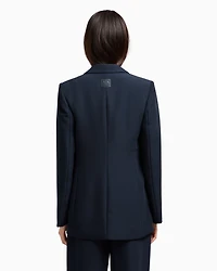 Single breasted jacket with one button