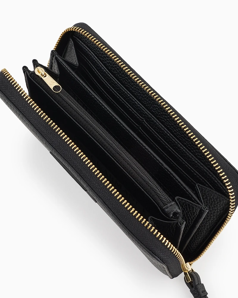 Horizontal wallet with ASV logo