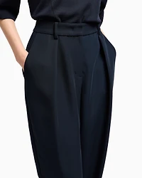 Soft trousers with pleats