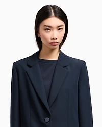 Single breasted jacket with one button