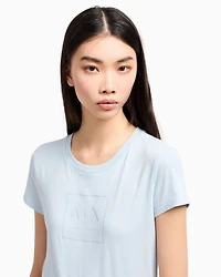 Slim fit T-shirt with logo