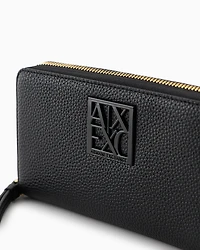 Horizontal wallet with ASV logo