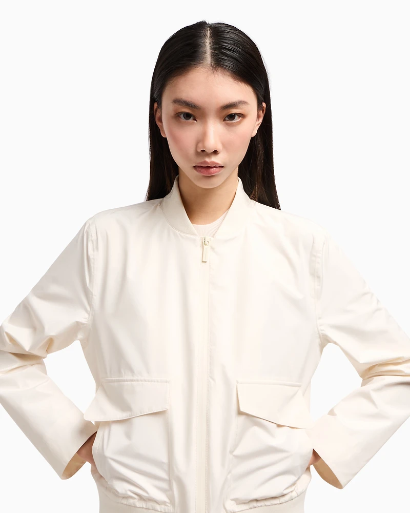 Blouson with zip and pockets