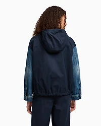Blouson twill and denim
